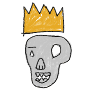 Hamlet Skull & Crown